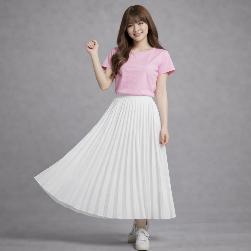 Summer T-shirt & Skirt Combo